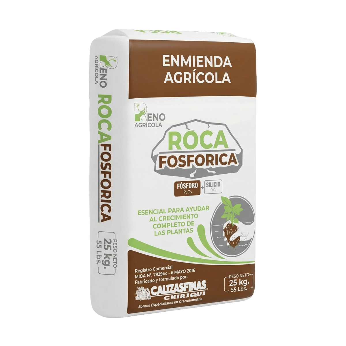 Roca fosfórica: Crecimiento de planta en Chiriquí, Panamá